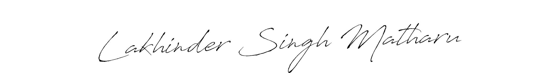 Also we have Lakhinder Singh Matharu name is the best signature style. Create professional handwritten signature collection using Antro_Vectra autograph style. Lakhinder Singh Matharu signature style 6 images and pictures png