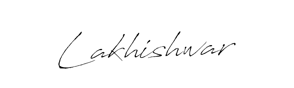 Make a beautiful signature design for name Lakhishwar. With this signature (Antro_Vectra) style, you can create a handwritten signature for free. Lakhishwar signature style 6 images and pictures png
