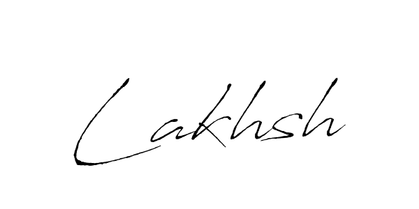 It looks lik you need a new signature style for name Lakhsh. Design unique handwritten (Antro_Vectra) signature with our free signature maker in just a few clicks. Lakhsh signature style 6 images and pictures png