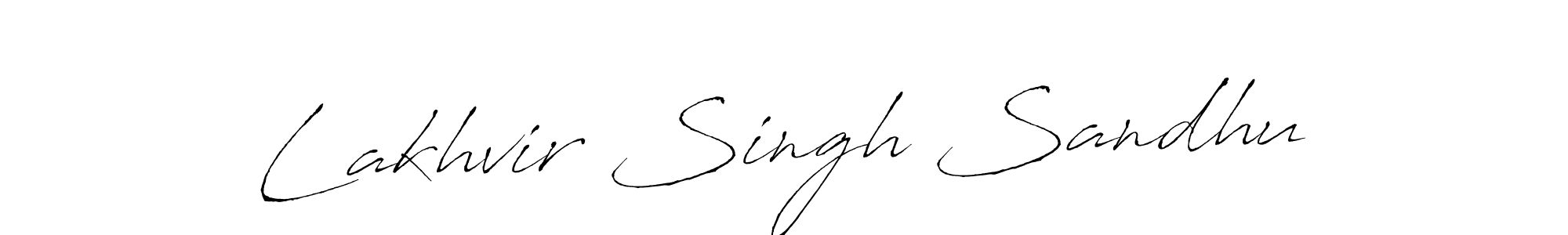 Design your own signature with our free online signature maker. With this signature software, you can create a handwritten (Antro_Vectra) signature for name Lakhvir Singh Sandhu. Lakhvir Singh Sandhu signature style 6 images and pictures png