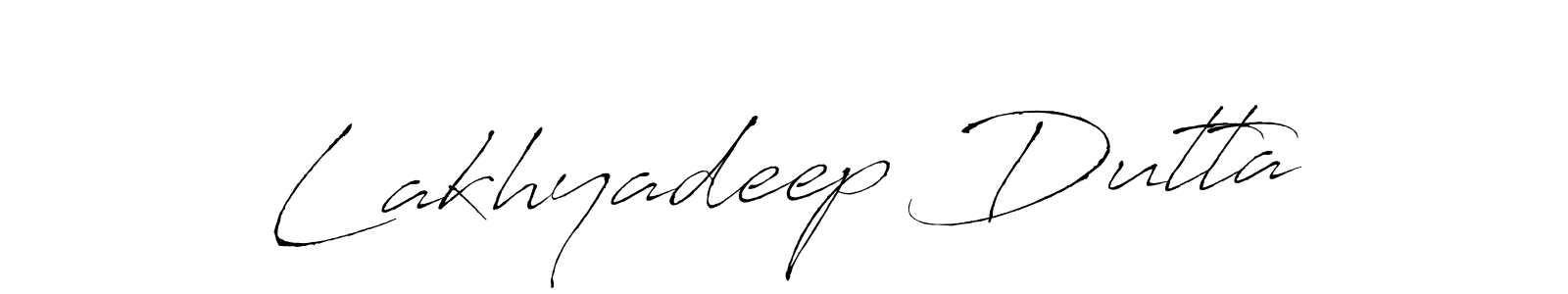 How to make Lakhyadeep Dutta signature? Antro_Vectra is a professional autograph style. Create handwritten signature for Lakhyadeep Dutta name. Lakhyadeep Dutta signature style 6 images and pictures png