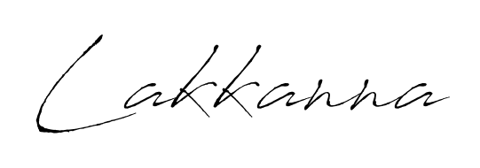 Generate high-definition signature styles for Lakkanna. The Antro_Vectra typeface ensures crisp legibility and sophisticated design. Lakkanna signature style 6 images and pictures png