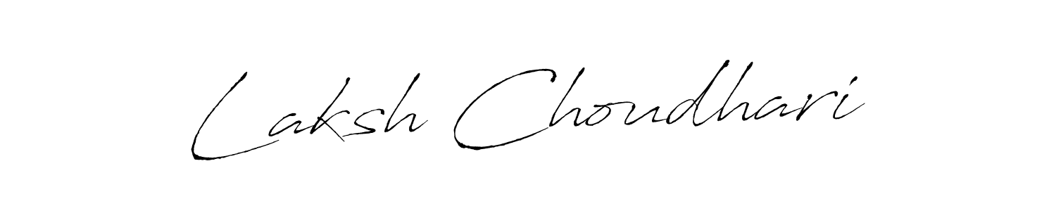 Also You can easily find your signature by using the search form. We will create Laksh Choudhari name handwritten signature images for you free of cost using Antro_Vectra sign style. Laksh Choudhari signature style 6 images and pictures png