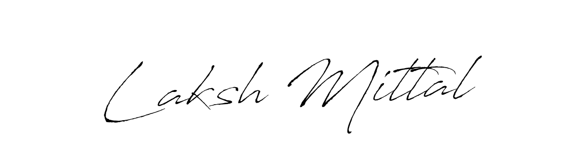 The best way (Antro_Vectra) to make a short signature is to pick only two or three words in your name. The name Laksh Mittal include a total of six letters. For converting this name. Laksh Mittal signature style 6 images and pictures png