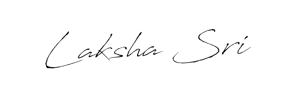 Similarly Antro_Vectra is the best handwritten signature design. Signature creator online .You can use it as an online autograph creator for name Laksha Sri. Laksha Sri signature style 6 images and pictures png