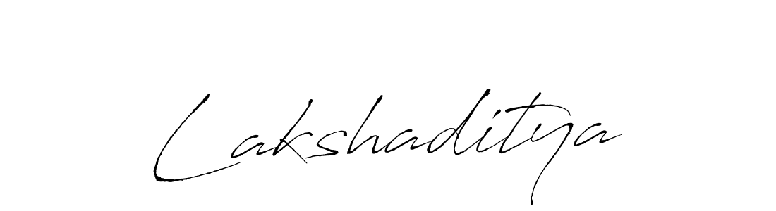 Make a beautiful signature design for name Lakshaditya. With this signature (Antro_Vectra) style, you can create a handwritten signature for free. Lakshaditya signature style 6 images and pictures png