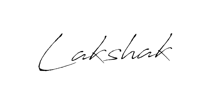 How to make Lakshak name signature. Use Antro_Vectra style for creating short signs online. This is the latest handwritten sign. Lakshak signature style 6 images and pictures png