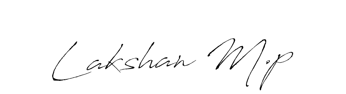 Lakshan M.p stylish signature style. Best Handwritten Sign (Antro_Vectra) for my name. Handwritten Signature Collection Ideas for my name Lakshan M.p. Lakshan M.p signature style 6 images and pictures png