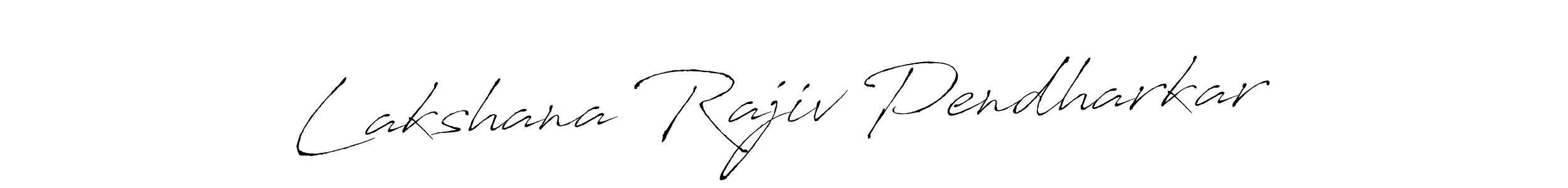 Make a beautiful signature design for name Lakshana Rajiv Pendharkar. Use this online signature maker to create a handwritten signature for free. Lakshana Rajiv Pendharkar signature style 6 images and pictures png