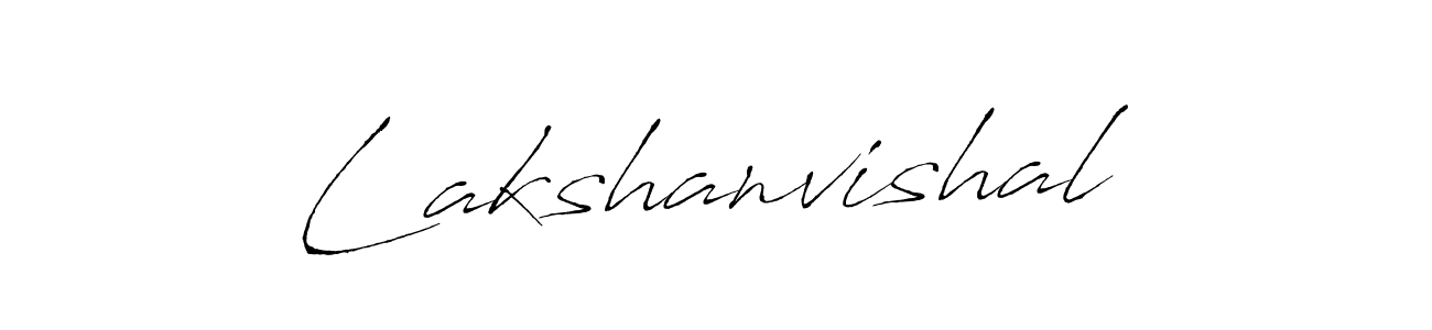 Make a beautiful signature design for name Lakshanvishal. With this signature (Antro_Vectra) style, you can create a handwritten signature for free. Lakshanvishal signature style 6 images and pictures png