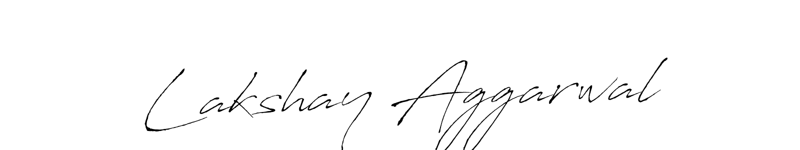 Lakshay Aggarwal stylish signature style. Best Handwritten Sign (Antro_Vectra) for my name. Handwritten Signature Collection Ideas for my name Lakshay Aggarwal. Lakshay Aggarwal signature style 6 images and pictures png