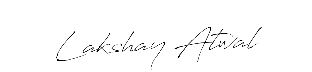 Lakshay Atwal stylish signature style. Best Handwritten Sign (Antro_Vectra) for my name. Handwritten Signature Collection Ideas for my name Lakshay Atwal. Lakshay Atwal signature style 6 images and pictures png