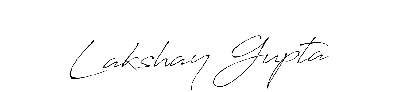 Create a beautiful signature design for name Lakshay Gupta. With this signature (Antro_Vectra) fonts, you can make a handwritten signature for free. Lakshay Gupta signature style 6 images and pictures png