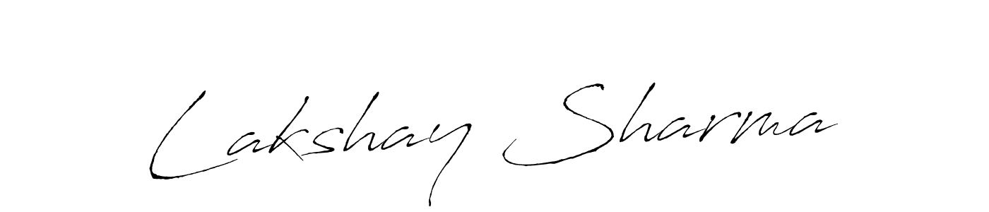 Also we have Lakshay Sharma name is the best signature style. Create professional handwritten signature collection using Antro_Vectra autograph style. Lakshay Sharma signature style 6 images and pictures png