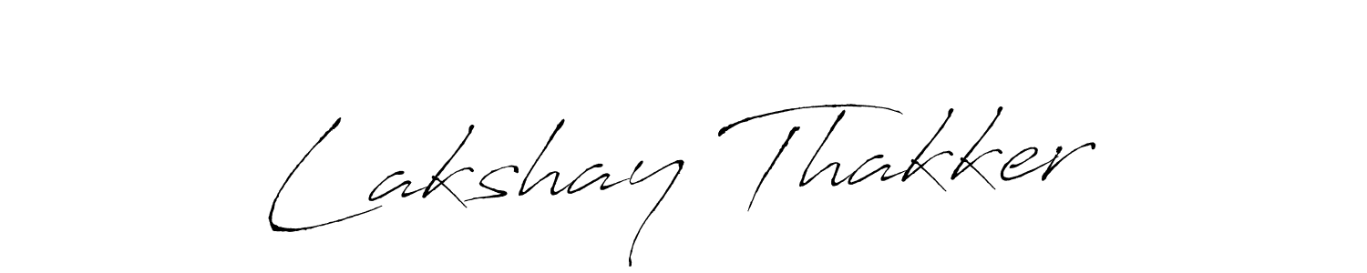 Use a signature maker to create a handwritten signature online. With this signature software, you can design (Antro_Vectra) your own signature for name Lakshay Thakker. Lakshay Thakker signature style 6 images and pictures png