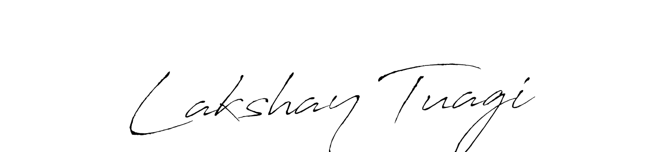 Make a short Lakshay Tuagi signature style. Manage your documents anywhere anytime using Antro_Vectra. Create and add eSignatures, submit forms, share and send files easily. Lakshay Tuagi signature style 6 images and pictures png
