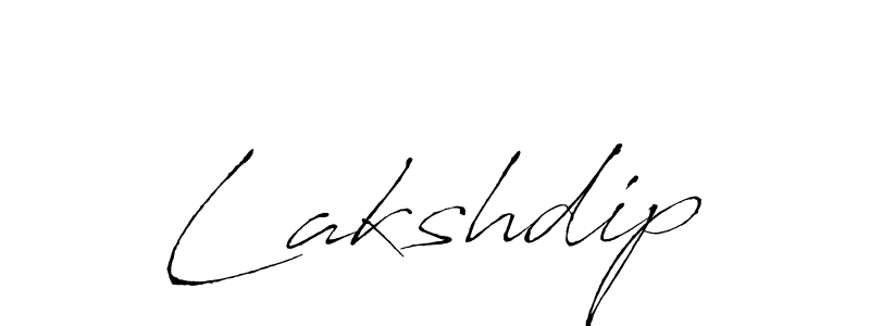 Lakshdip stylish signature style. Best Handwritten Sign (Antro_Vectra) for my name. Handwritten Signature Collection Ideas for my name Lakshdip. Lakshdip signature style 6 images and pictures png