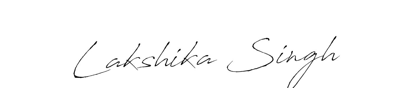 Lakshika Singh stylish signature style. Best Handwritten Sign (Antro_Vectra) for my name. Handwritten Signature Collection Ideas for my name Lakshika Singh. Lakshika Singh signature style 6 images and pictures png