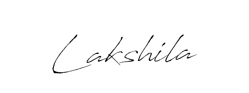 Create a beautiful signature design for name Lakshila. With this signature (Antro_Vectra) fonts, you can make a handwritten signature for free. Lakshila signature style 6 images and pictures png