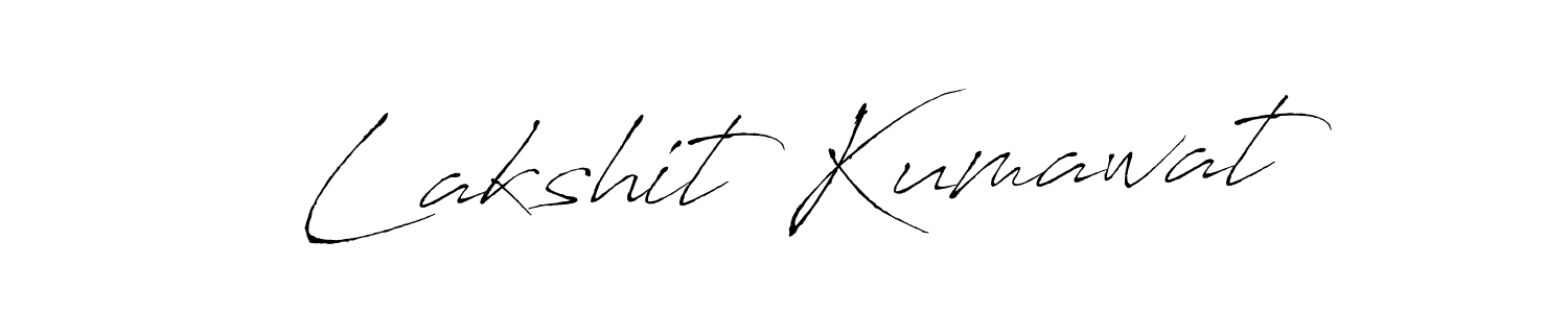 Lakshit Kumawat stylish signature style. Best Handwritten Sign (Antro_Vectra) for my name. Handwritten Signature Collection Ideas for my name Lakshit Kumawat. Lakshit Kumawat signature style 6 images and pictures png