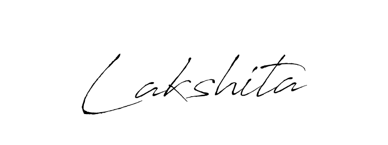 Create a beautiful signature design for name Lakshita. With this signature (Antro_Vectra) fonts, you can make a handwritten signature for free. Lakshita signature style 6 images and pictures png