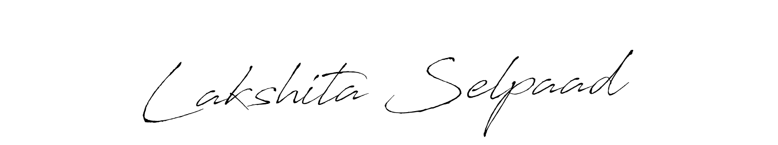 Make a beautiful signature design for name Lakshita Selpaad. Use this online signature maker to create a handwritten signature for free. Lakshita Selpaad signature style 6 images and pictures png