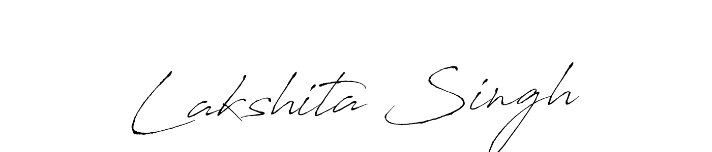 Make a short Lakshita Singh signature style. Manage your documents anywhere anytime using Antro_Vectra. Create and add eSignatures, submit forms, share and send files easily. Lakshita Singh signature style 6 images and pictures png