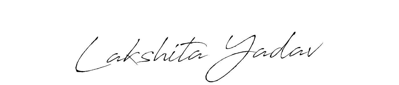 Use a signature maker to create a handwritten signature online. With this signature software, you can design (Antro_Vectra) your own signature for name Lakshita Yadav. Lakshita Yadav signature style 6 images and pictures png