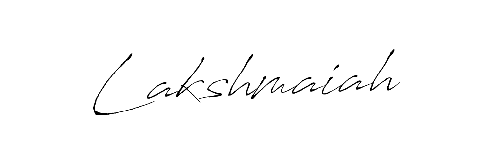 How to make Lakshmaiah signature? Antro_Vectra is a professional autograph style. Create handwritten signature for Lakshmaiah name. Lakshmaiah signature style 6 images and pictures png