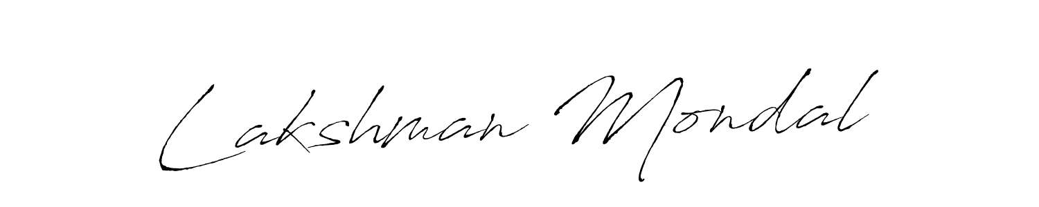 Make a beautiful signature design for name Lakshman Mondal. With this signature (Antro_Vectra) style, you can create a handwritten signature for free. Lakshman Mondal signature style 6 images and pictures png