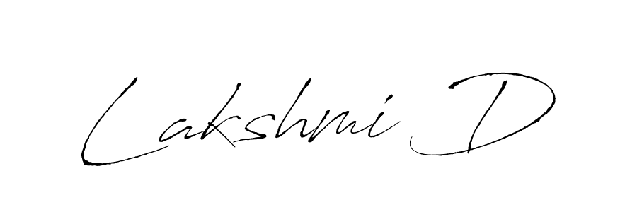 Also we have Lakshmi D name is the best signature style. Create professional handwritten signature collection using Antro_Vectra autograph style. Lakshmi D signature style 6 images and pictures png