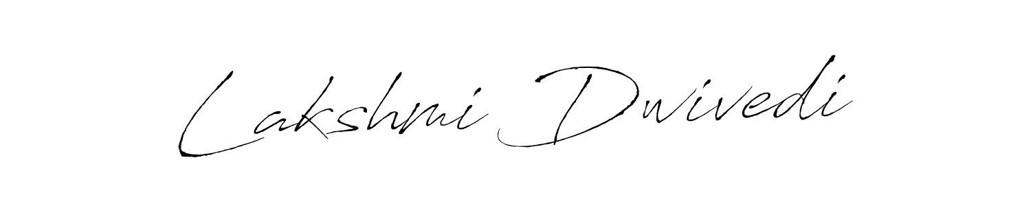 How to make Lakshmi Dwivedi name signature. Use Antro_Vectra style for creating short signs online. This is the latest handwritten sign. Lakshmi Dwivedi signature style 6 images and pictures png