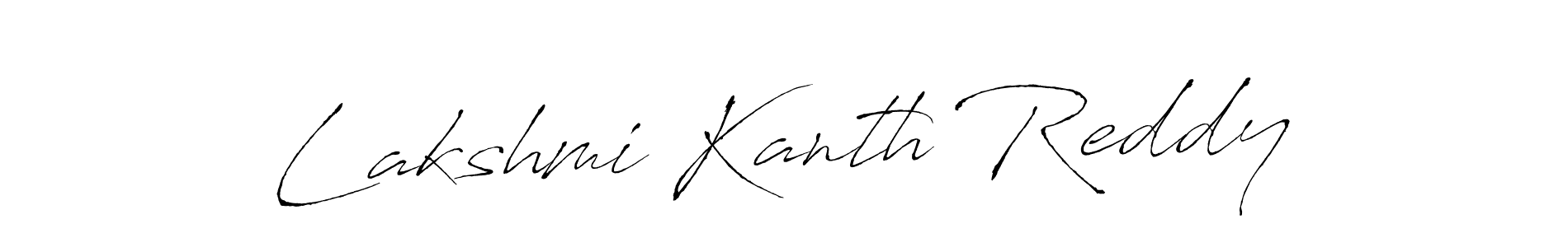 How to make Lakshmi Kanth Reddy signature? Antro_Vectra is a professional autograph style. Create handwritten signature for Lakshmi Kanth Reddy name. Lakshmi Kanth Reddy signature style 6 images and pictures png