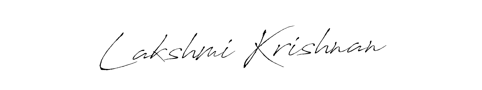Also You can easily find your signature by using the search form. We will create Lakshmi Krishnan name handwritten signature images for you free of cost using Antro_Vectra sign style. Lakshmi Krishnan signature style 6 images and pictures png