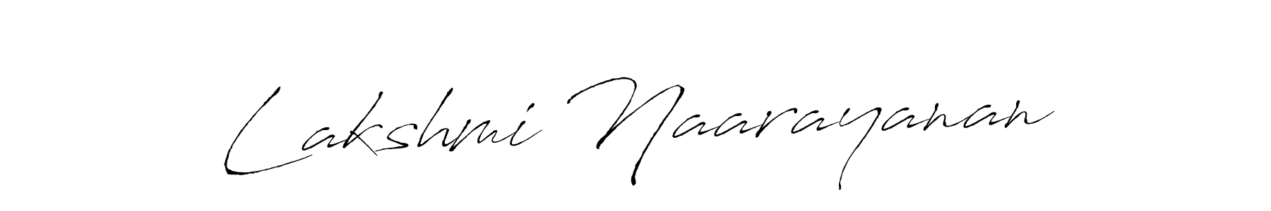 Lakshmi Naarayanan stylish signature style. Best Handwritten Sign (Antro_Vectra) for my name. Handwritten Signature Collection Ideas for my name Lakshmi Naarayanan. Lakshmi Naarayanan signature style 6 images and pictures png