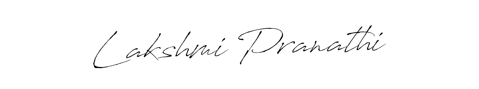 How to make Lakshmi Pranathi name signature. Use Antro_Vectra style for creating short signs online. This is the latest handwritten sign. Lakshmi Pranathi signature style 6 images and pictures png