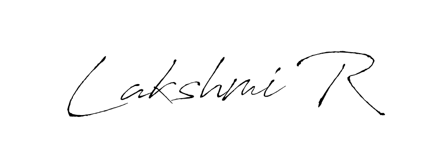Also we have Lakshmi R name is the best signature style. Create professional handwritten signature collection using Antro_Vectra autograph style. Lakshmi R signature style 6 images and pictures png