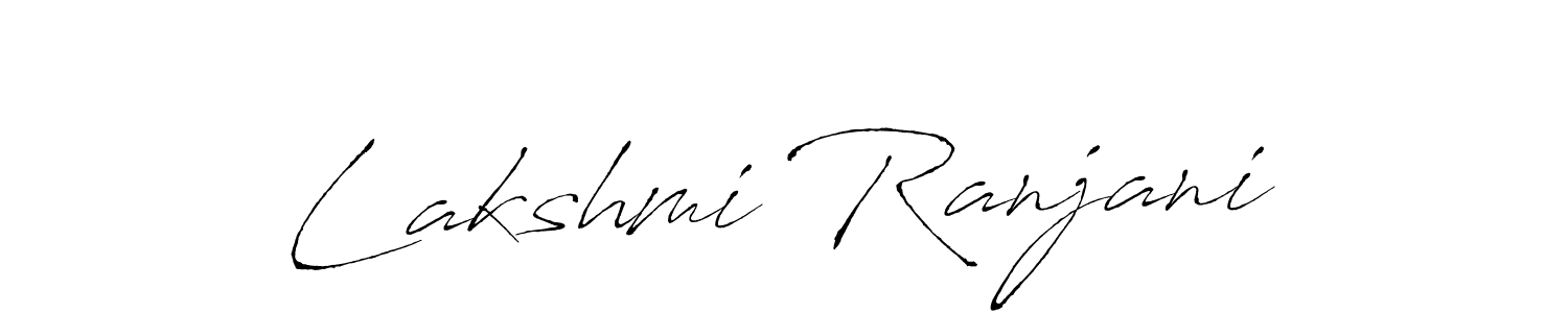You should practise on your own different ways (Antro_Vectra) to write your name (Lakshmi Ranjani) in signature. don't let someone else do it for you. Lakshmi Ranjani signature style 6 images and pictures png