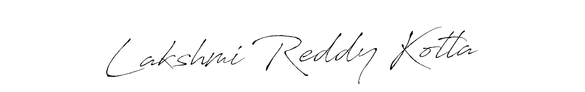 Make a beautiful signature design for name Lakshmi Reddy Kotla. With this signature (Antro_Vectra) style, you can create a handwritten signature for free. Lakshmi Reddy Kotla signature style 6 images and pictures png