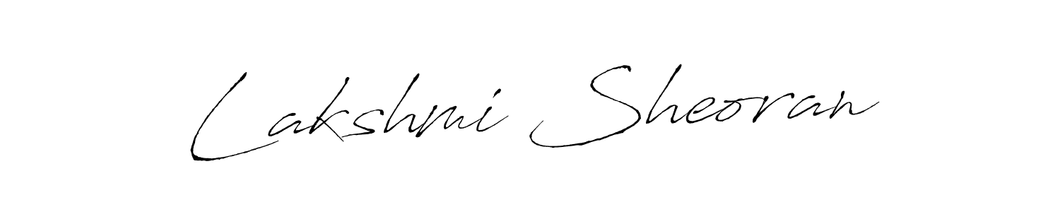 Antro_Vectra is a professional signature style that is perfect for those who want to add a touch of class to their signature. It is also a great choice for those who want to make their signature more unique. Get Lakshmi Sheoran name to fancy signature for free. Lakshmi Sheoran signature style 6 images and pictures png
