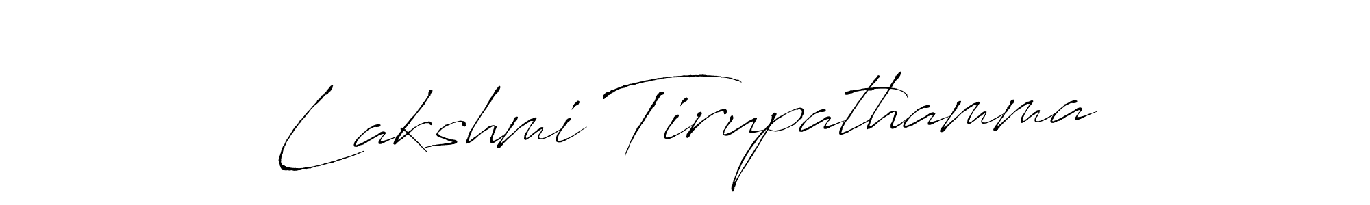 Make a short Lakshmi Tirupathamma signature style. Manage your documents anywhere anytime using Antro_Vectra. Create and add eSignatures, submit forms, share and send files easily. Lakshmi Tirupathamma signature style 6 images and pictures png