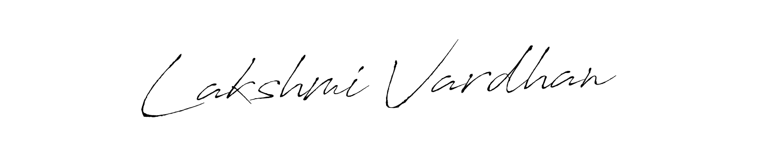 How to make Lakshmi Vardhan name signature. Use Antro_Vectra style for creating short signs online. This is the latest handwritten sign. Lakshmi Vardhan signature style 6 images and pictures png