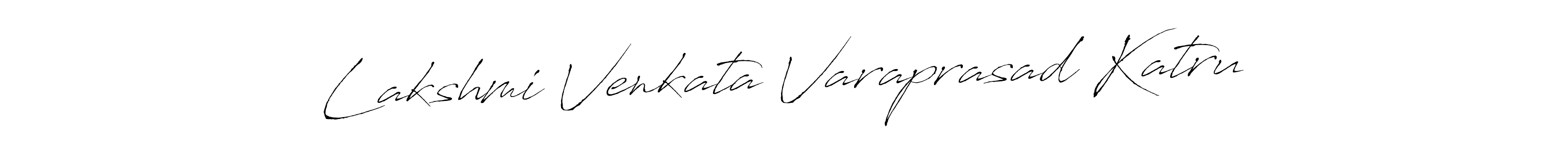 Use a signature maker to create a handwritten signature online. With this signature software, you can design (Antro_Vectra) your own signature for name Lakshmi Venkata Varaprasad Katru. Lakshmi Venkata Varaprasad Katru signature style 6 images and pictures png