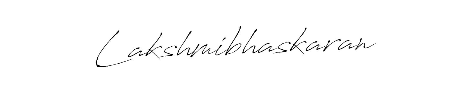 Antro_Vectra is a professional signature style that is perfect for those who want to add a touch of class to their signature. It is also a great choice for those who want to make their signature more unique. Get Lakshmibhaskaran name to fancy signature for free. Lakshmibhaskaran signature style 6 images and pictures png