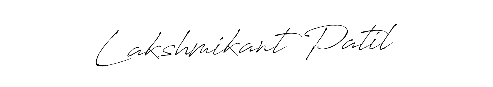 How to make Lakshmikant Patil signature? Antro_Vectra is a professional autograph style. Create handwritten signature for Lakshmikant Patil name. Lakshmikant Patil signature style 6 images and pictures png