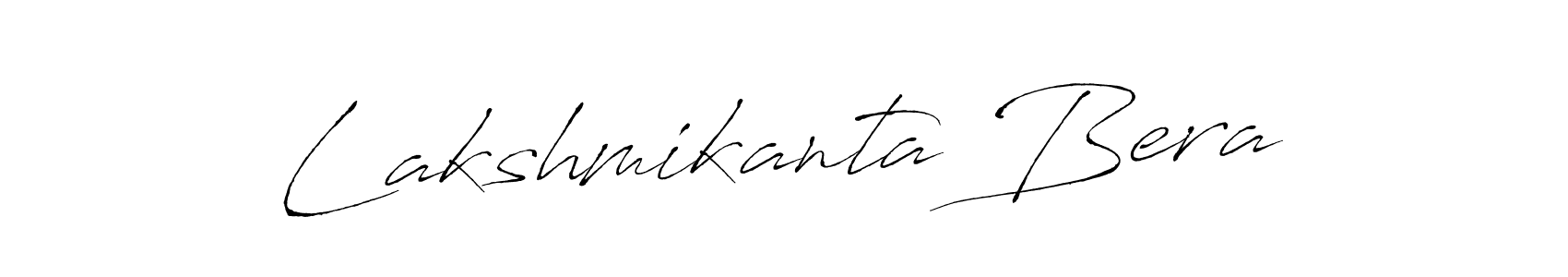 Lakshmikanta Bera stylish signature style. Best Handwritten Sign (Antro_Vectra) for my name. Handwritten Signature Collection Ideas for my name Lakshmikanta Bera. Lakshmikanta Bera signature style 6 images and pictures png