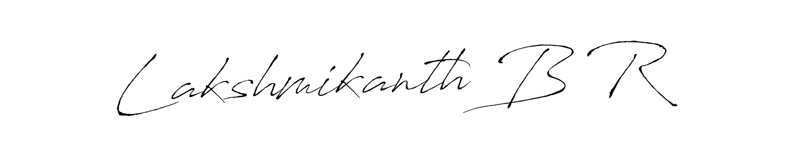 Also we have Lakshmikanth B R name is the best signature style. Create professional handwritten signature collection using Antro_Vectra autograph style. Lakshmikanth B R signature style 6 images and pictures png