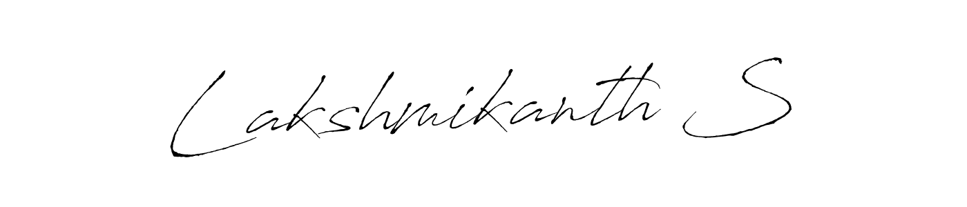 How to Draw Lakshmikanth S signature style? Antro_Vectra is a latest design signature styles for name Lakshmikanth S. Lakshmikanth S signature style 6 images and pictures png