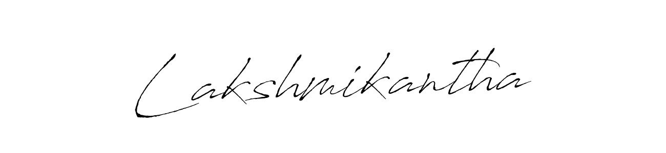 Make a beautiful signature design for name Lakshmikantha. With this signature (Antro_Vectra) style, you can create a handwritten signature for free. Lakshmikantha signature style 6 images and pictures png