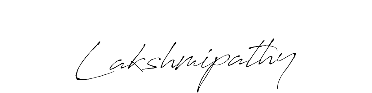 Create a beautiful signature design for name Lakshmipathy. With this signature (Antro_Vectra) fonts, you can make a handwritten signature for free. Lakshmipathy signature style 6 images and pictures png